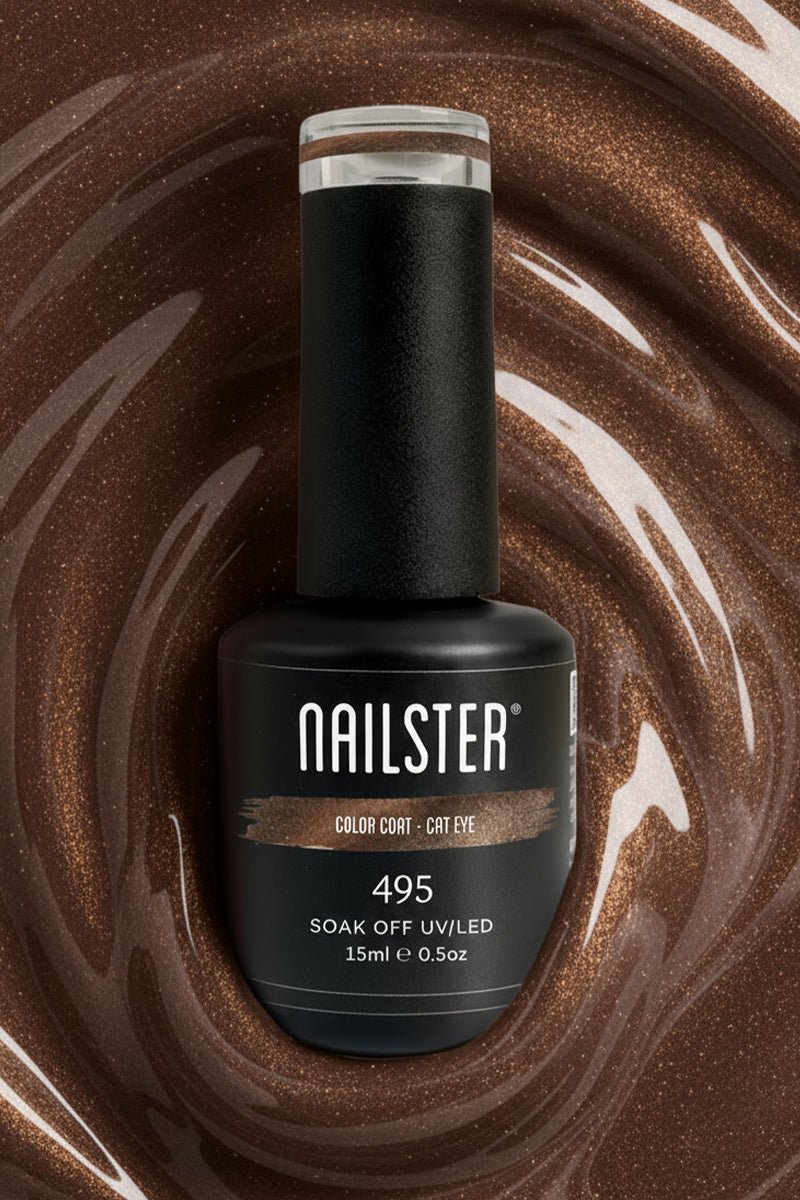 Dark Marble Cat Eye · 495 | Nailster Denmark