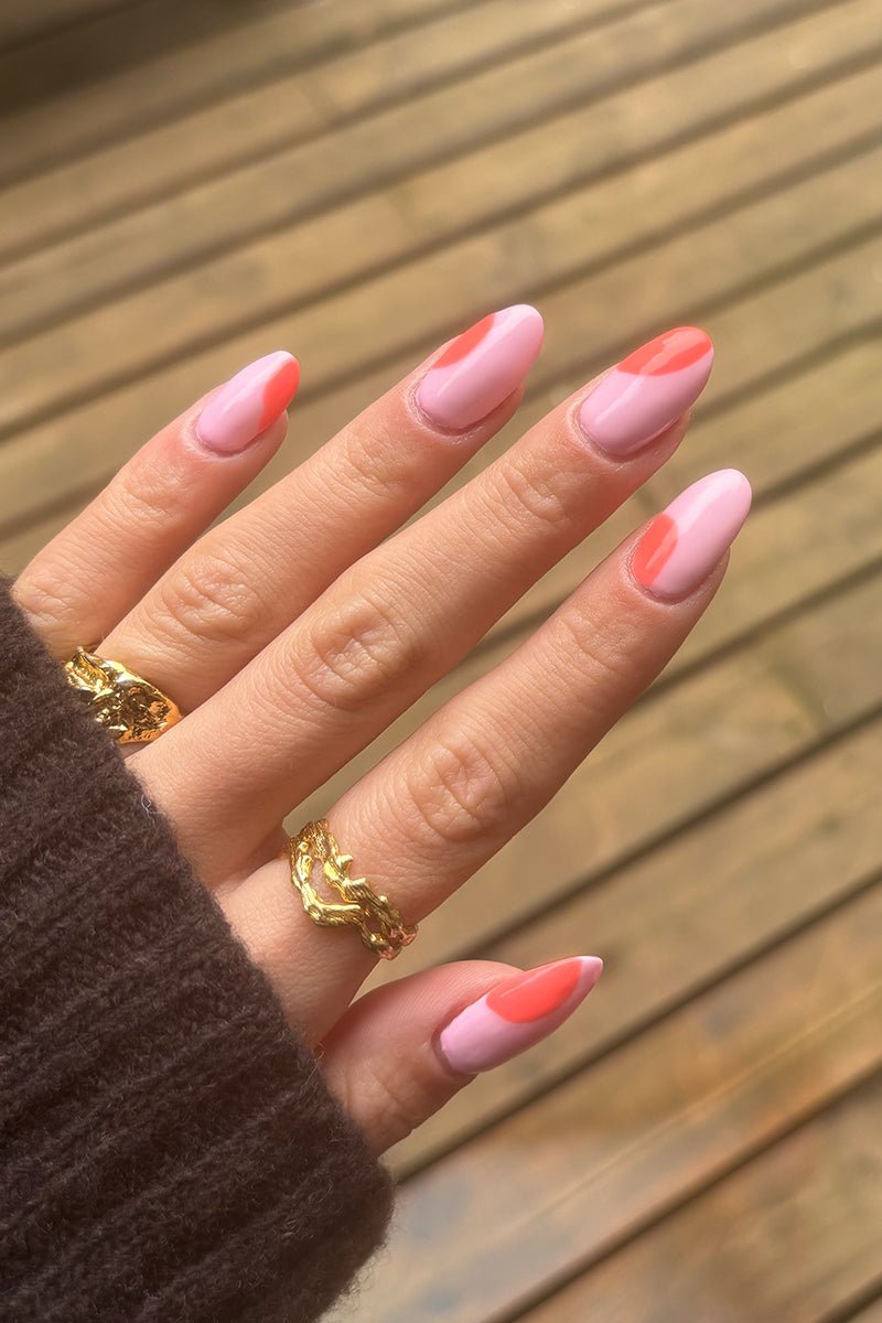 Peach Dots Look | Nailster Denmark