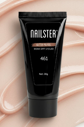 Peach Glitter · 461 | Nailster Denmark