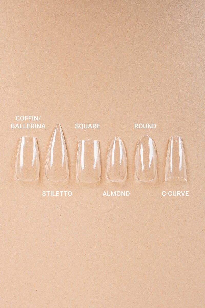5 x Square Medium Clear Tipit